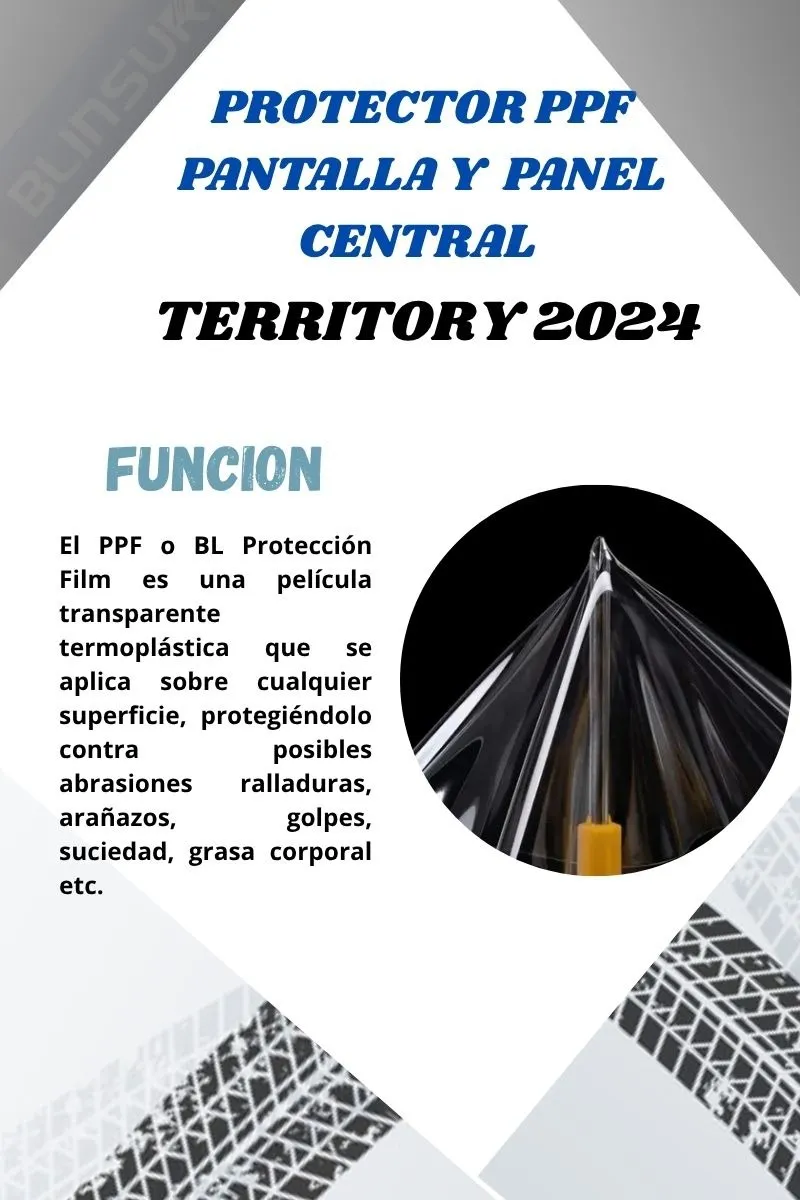 Protección Ppf Pantalla Y Panel Central Para Territory 2024 - Image 2