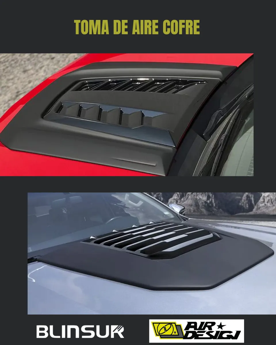 Toma De Aire Para Cofre Airdesign Toyota Hilux 2017 - 2023 - Image 2