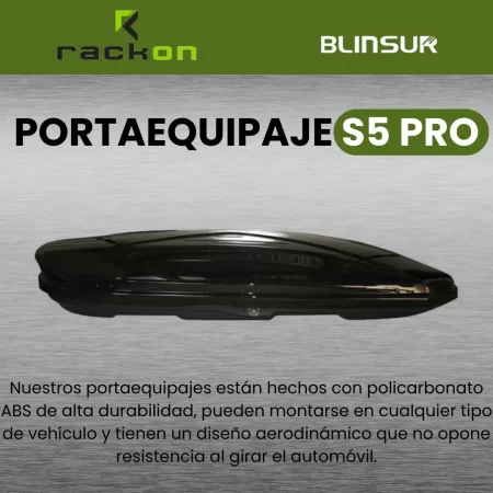 Portaequipaje S5 Pro Capacidad 520 Litros Rackon Hamburguesa - Image 2