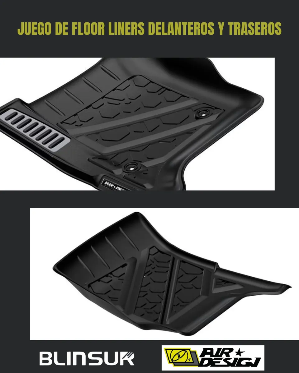 Tapetes De Uso Rudo Airdesign Gmc Sierra 2016-2018 Charola - Image 2