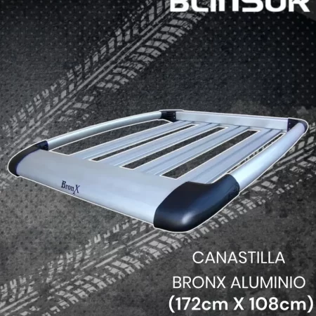 Canastilla Portaequipaje Bronx Grande 108cm X 172cm Aluminio - Image 2