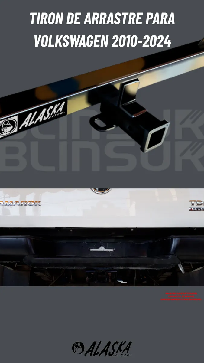 Tirón Jalón De Arrastre Volkswagen Amarok  Barra 2010-2024 - Image 2