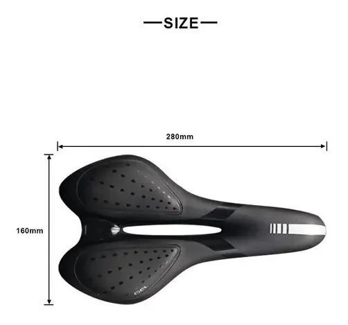 Asiento Cómodo De Bicicleta Con Cojín Suave