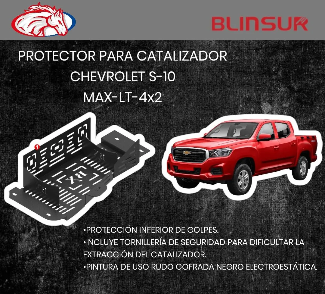 Protector Catalizador Antirrobo S-10 Doble Cab Max 2023 - Image 2