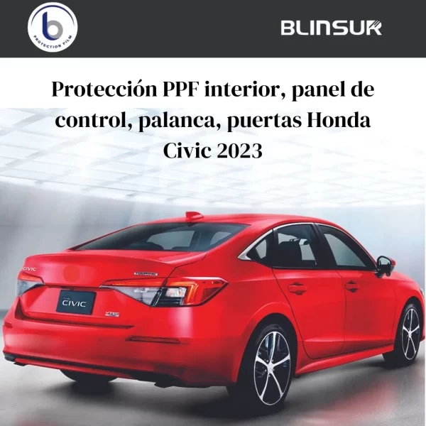 Protección Ppf Interior, Compatible Con Honda Civic
