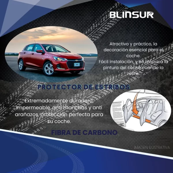 Cinta Protectora Bl Embellecedora Estribos Para Onix