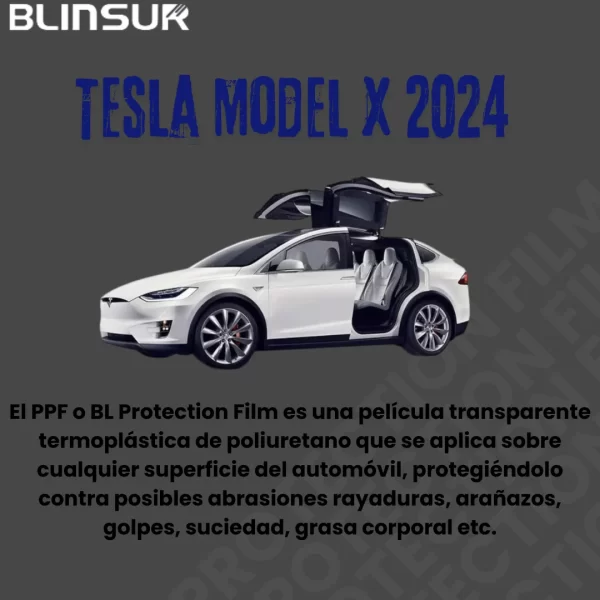Kit Completo De Proteccion Pff Para Tesla Model X 2024