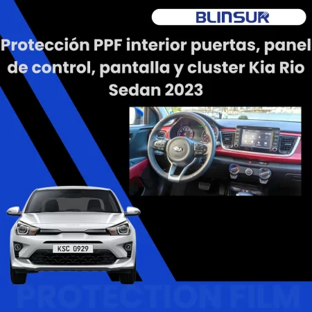 Kit Completo De Proteccion Ppf Para Kia Rio Sedan 2023 - Image 2