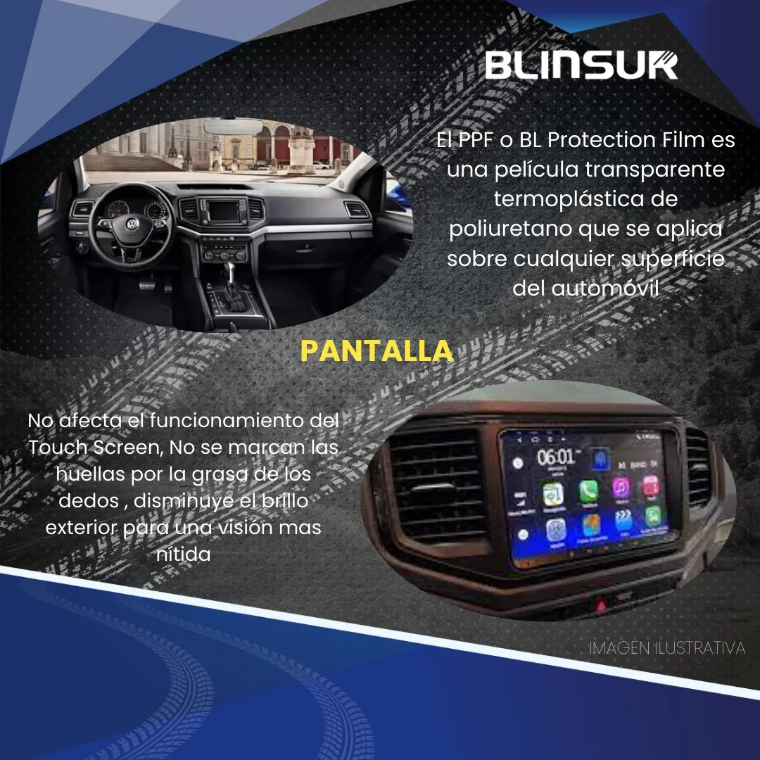 Protector De Pantalla Bl Para Vw Amarok 2018 - 2022 - Image 2
