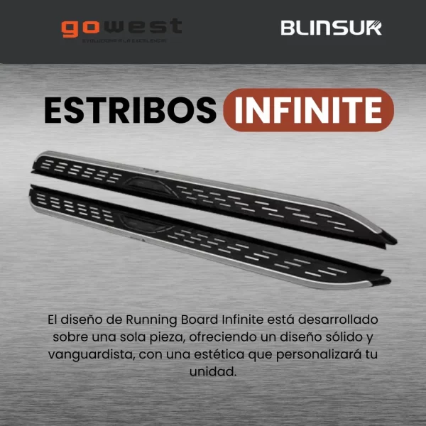Estribos Infinite Mitsubishi Outlander Suv 2010 - 2021 +