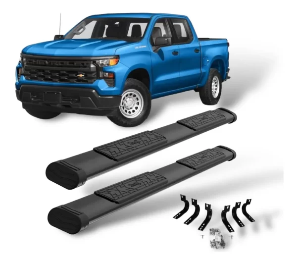 Estribos Bronx Chevrolet Silverado 2019 - 2024 Doble Cabina