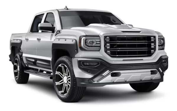 Molduras De Puerta Ancha Airdesign Gmc Sierra 2016-2018 4pzs