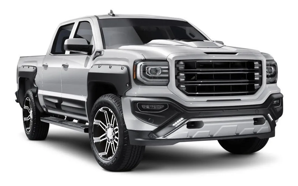 Molduras De Puerta Ancha Airdesign Gmc Sierra 2016-2018 4pzs - Image 2