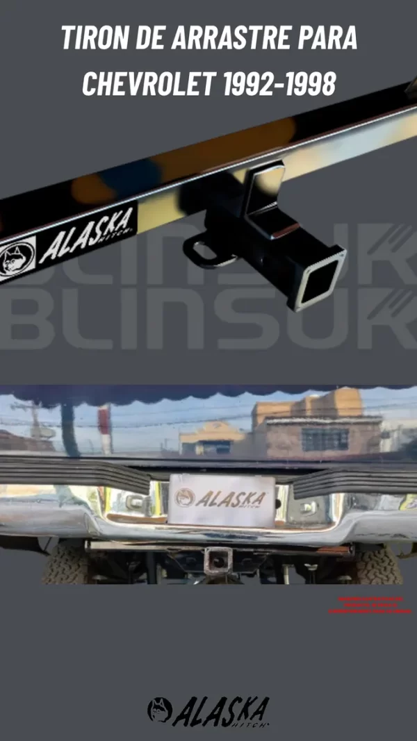 Tirón Arrastre Cv Pick Up Cheyenne Silverado 1992-1998 Negro