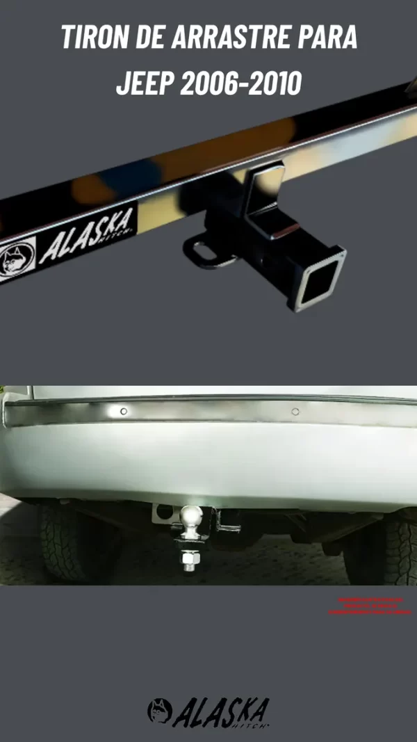 Tirón De Arrastre Jalon Jeep Commander 2006-2010 Negro