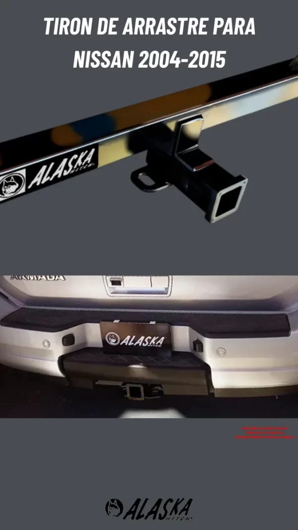 Tirón Jalón De Arrastre Nissan Armada 2004-2015 Negro