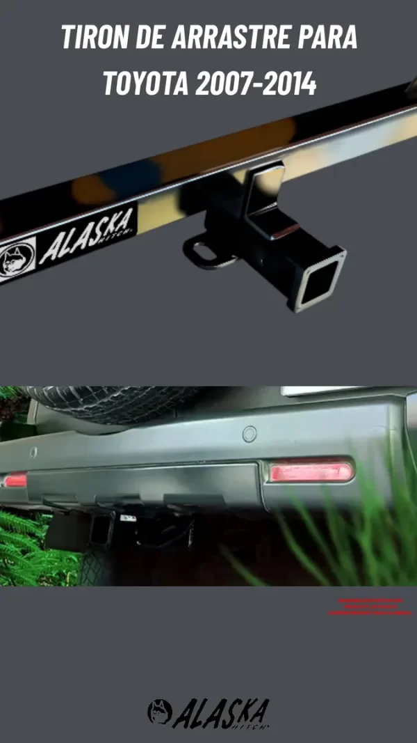 Tirón Jalón De Arrastre Toyota Fj Cruiser 2007-2014 Negro