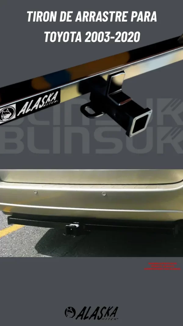 Tirón Jalón De Arrastre Toyota Sienna 2003 - 2020 Negro