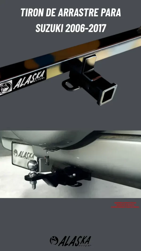 Tirón De Enganche Suzuki Grand Vitara 2006-2017 Negro