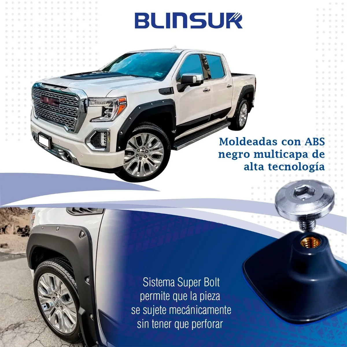 Cantoneras Remaches Plasticas Airdesign Gmc Sierra 2019-2020 - Image 2