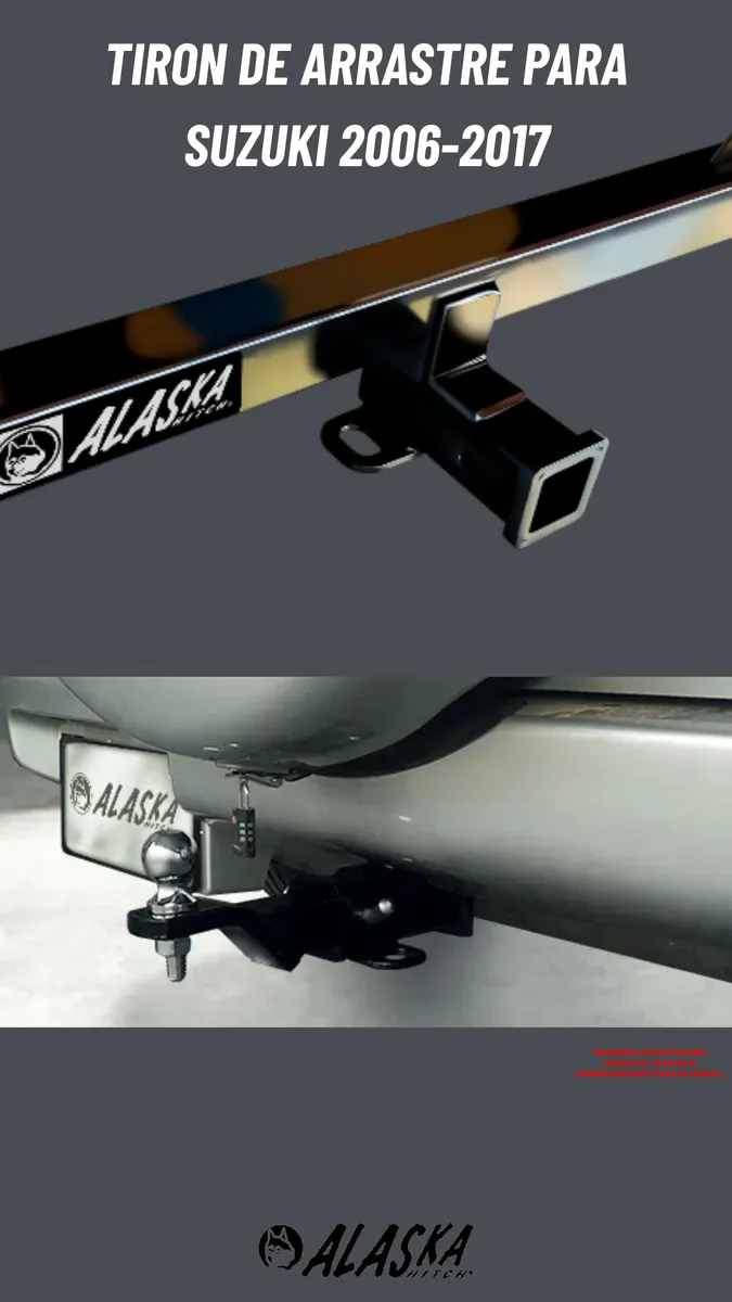 Tirón Jalón De Arrastre Suzuki Grand Vitara 2006-2017 Negro - Image 2