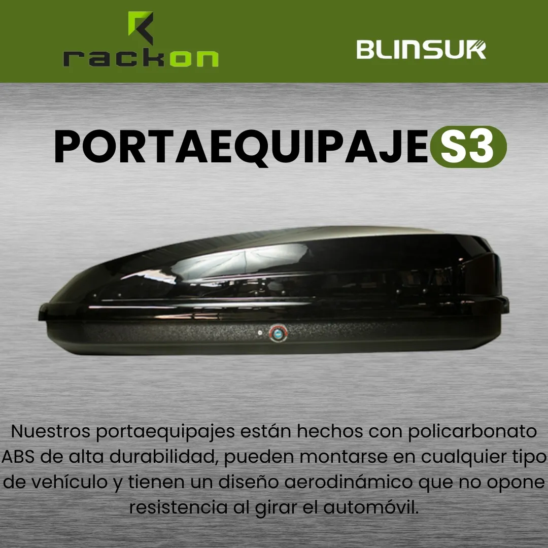 Hamburguesa Portaequipaje Universal S3 360 Litros Rackon - Image 2