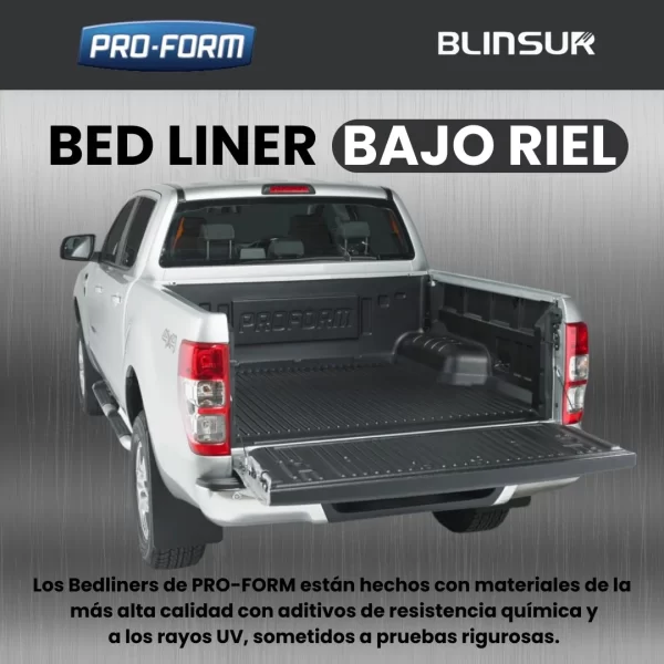 Bed Liner Bajo Riel Mitsubishi L200 2016 - 2022 + Pro-form
