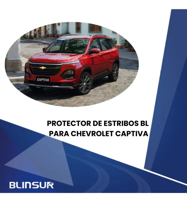 Protección De Estribos 4 Puertas Genérico Captiva Diseño 10
