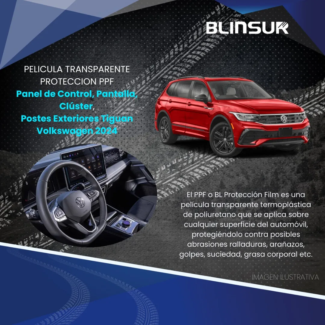 Kit Completo Protector Ppf Para Tiguan Volkswagen 2024 - Image 2