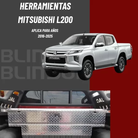 Caja De Herramientas Mitsubishi L200 2016-2024+ C/resaques - Image 2