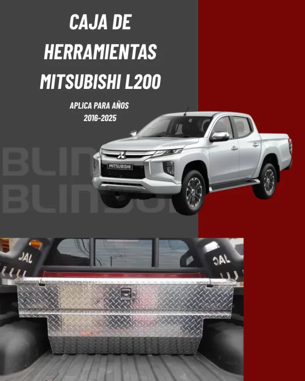 Caja De Herramientas Mitsubishi L200 2016-2024+ C/resaques