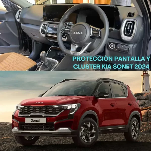 Protecciòn Pantalla Y Cluster Kia Sonet 2024