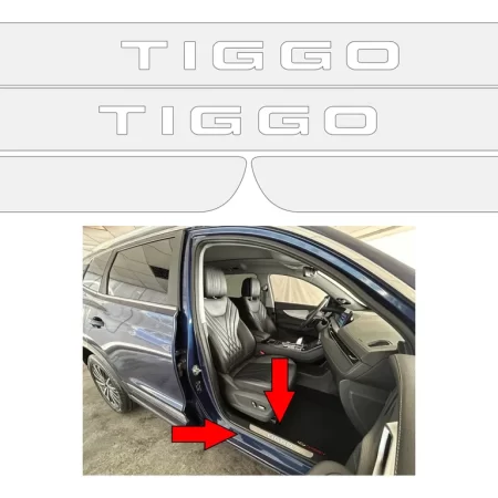 Protección Ppf Placa De Estribos Tiggo 8 Pro 2023 - Image 2