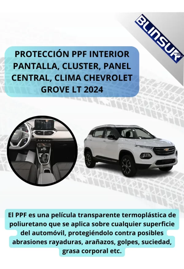 Kit Protector Pantalla, Clúster,  Chevrolet Grove Lt 2024