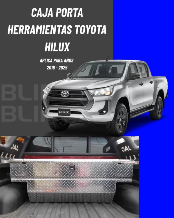 Caja De Herramientas Para Toyota Hilux 2005 - 2025 Aluminio