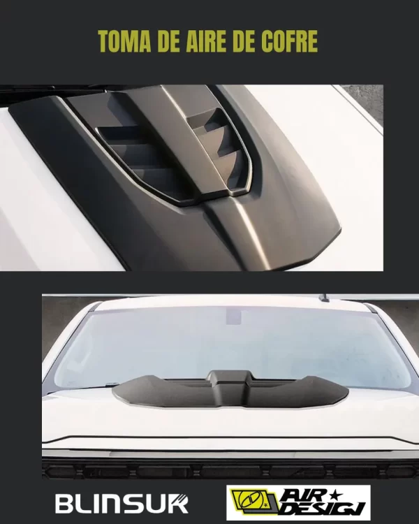 Toma De Aire De Cofre Airdesign Chevrolet Silverado 16-18