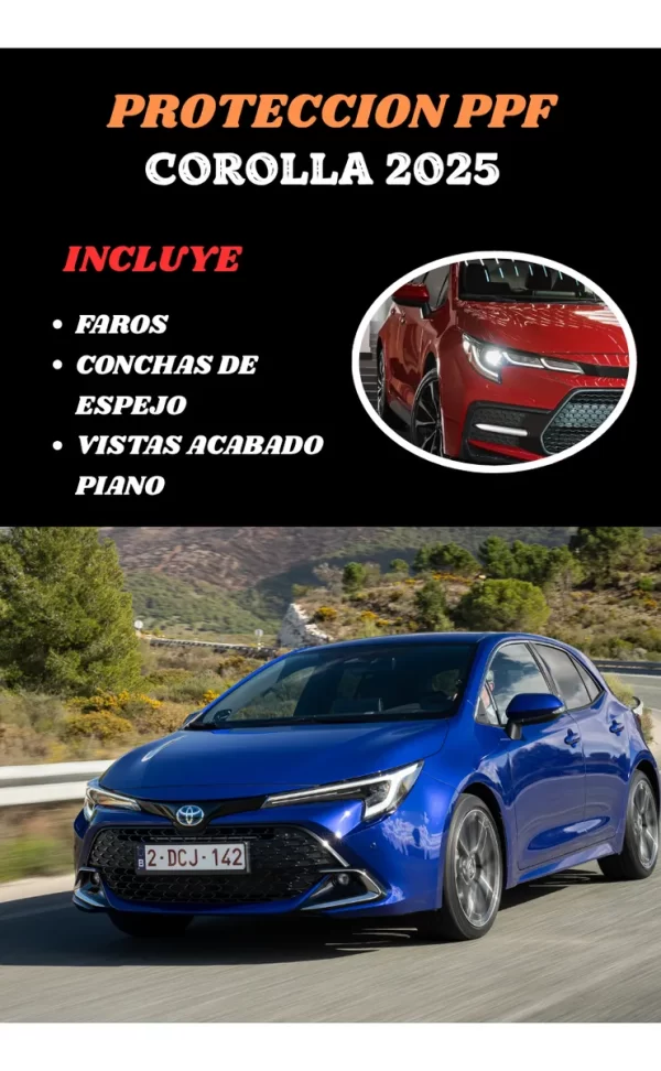 Protecciòn Ppf Conchas De Espejos Y Faros Corolla 2025