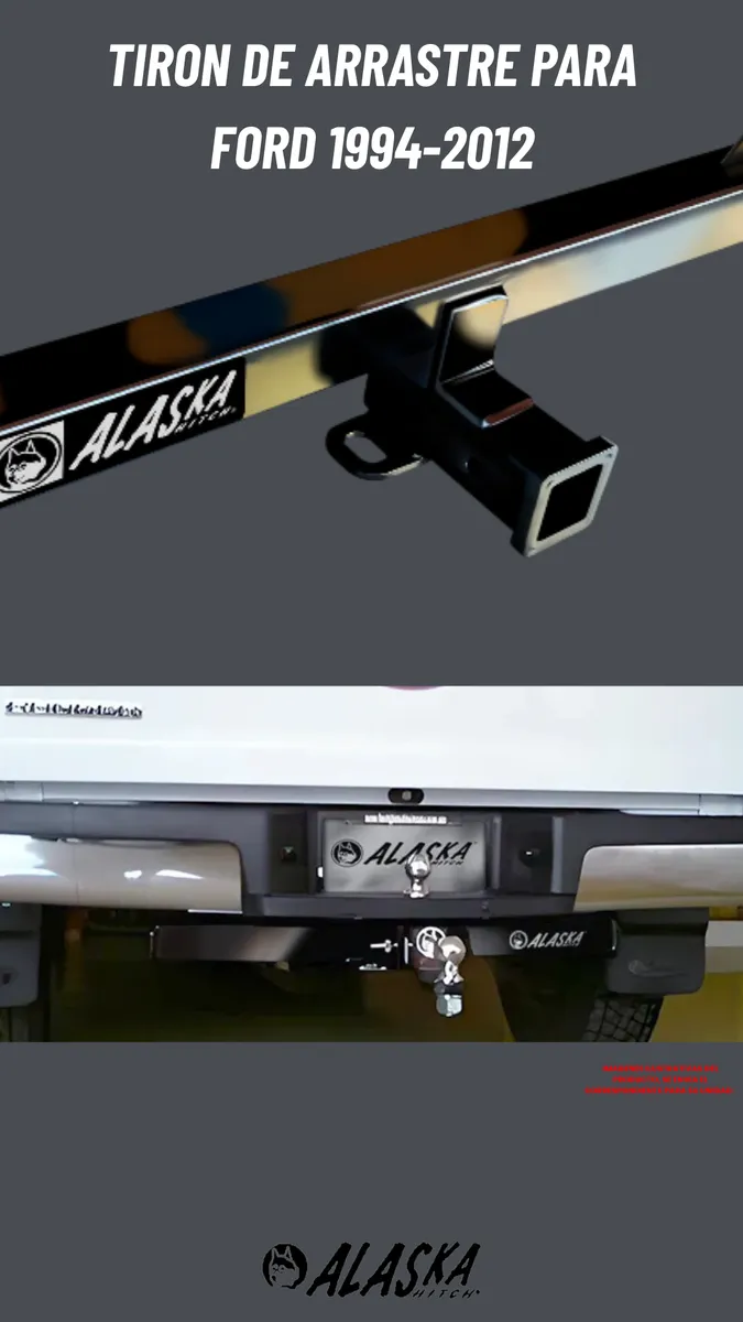 Tirón De Enganche Ford Ranger 1994-2012 Negro - Image 2