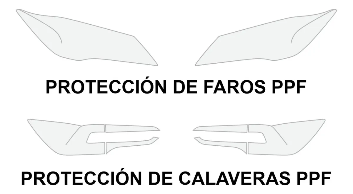 Sticker Protección Ppf Faros Y Calaveras Mg5 2023 - Image 2