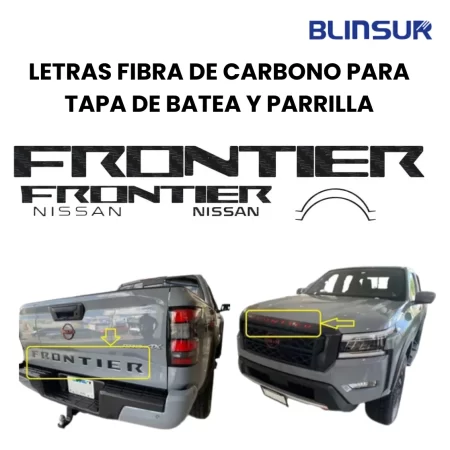 Stickers Bl Accesorios Para Np300 Frontier Fibra De Carbono - Image 2