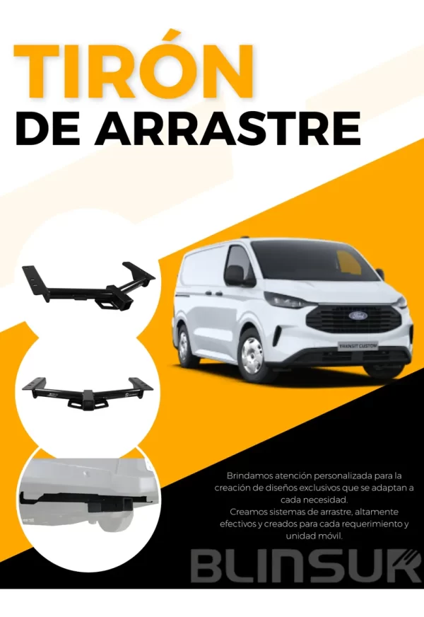 Kit Tiron Jalon Ford Transit Custom 2015 - 2018 + Eliminador