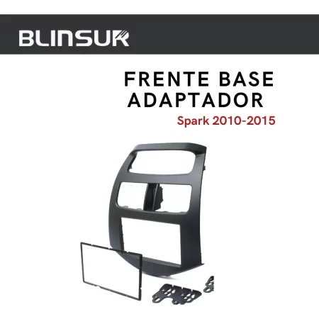 Frente Base Adaptador Chevrolet Spark Doble 2 Din 2010 2015 - Image 2