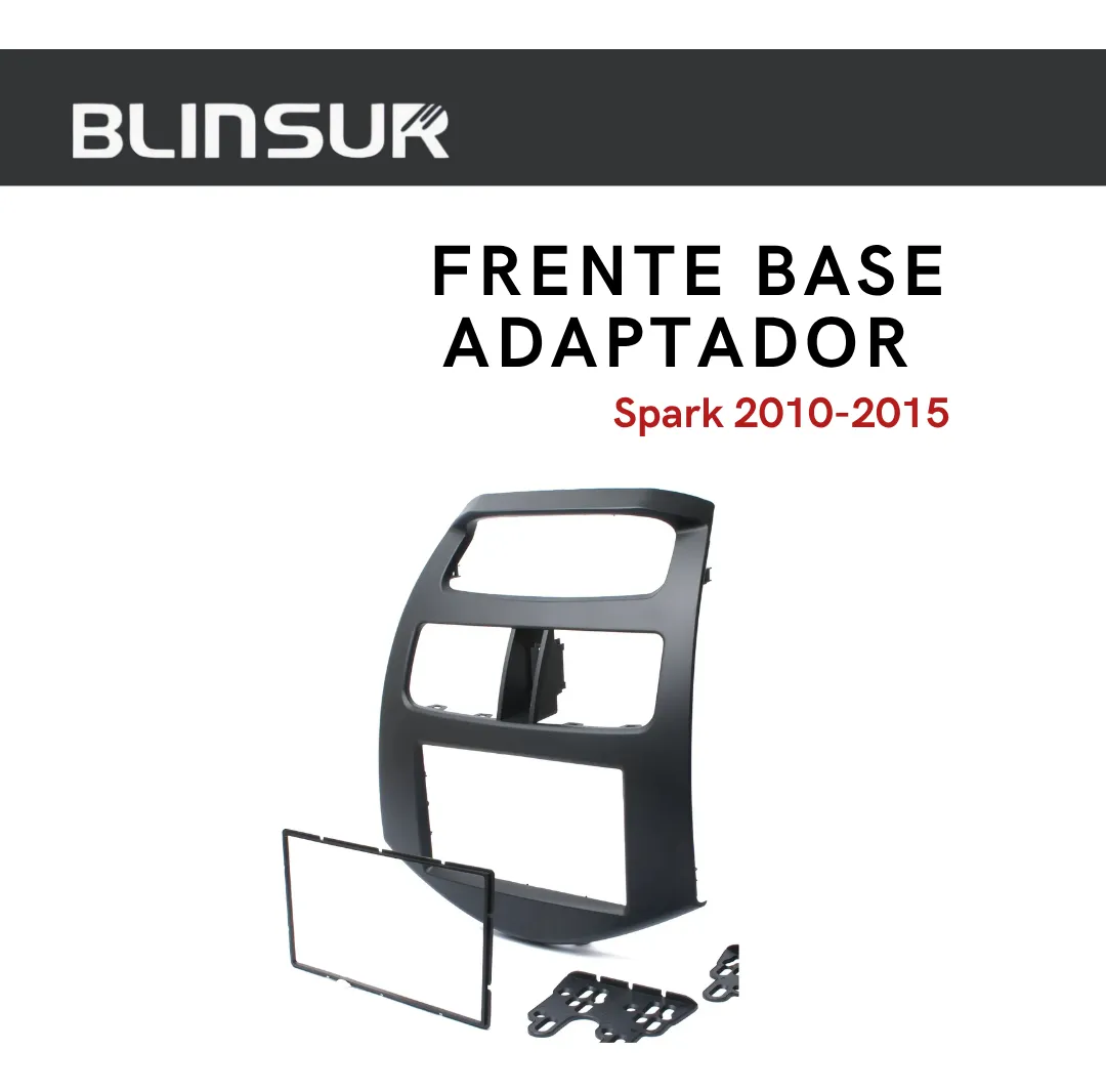 Frente Base Adaptador Chevrolet Spark Doble 2 Din 2010 2015 - Image 2
