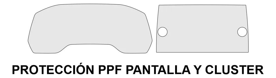 Protector Mica Pantalla Y Tacometro Para Vw Jetta 2019  2023 - Image 2