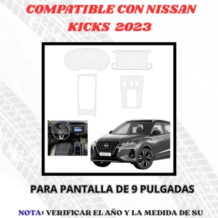 Protección Ppf Pantalla , Cluster, Panel Central Kicks 2023 - Image 2