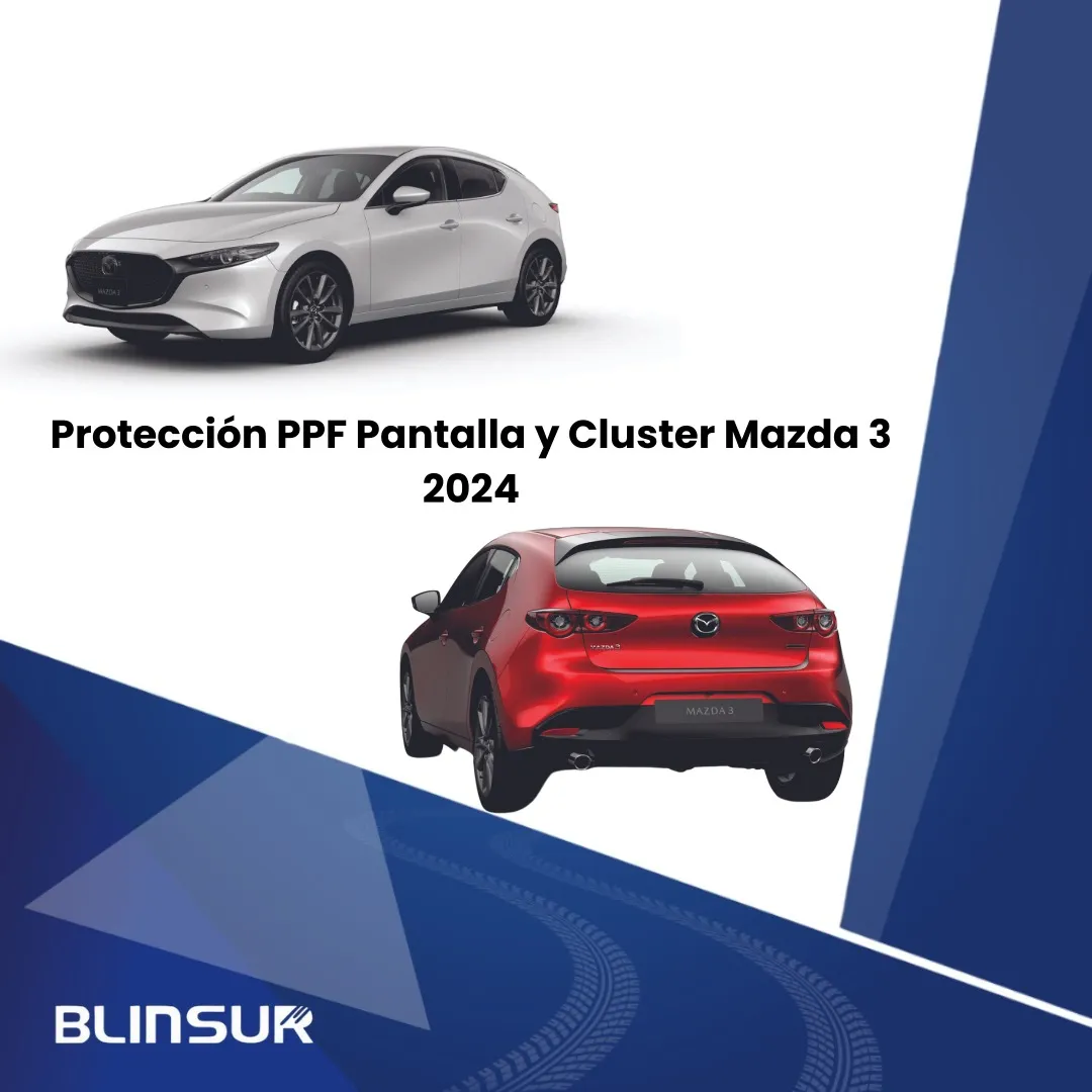 Protector Pantalla Y Clúster Compatible Con Mazda 3 2024 - Image 2