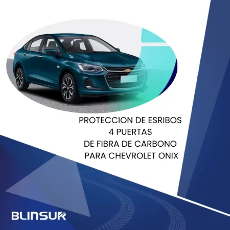 Sticker Protección De Estribos 4 Puertas Chevrolet Onix - Image 2