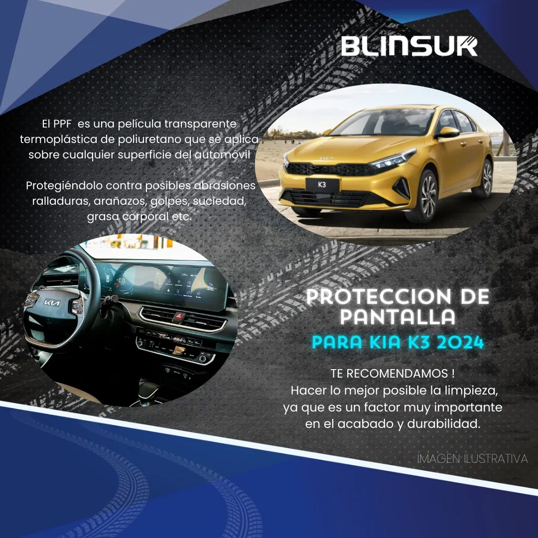 Protector Ppf Bl Pantalla Para Kia K3 2024 - Image 2