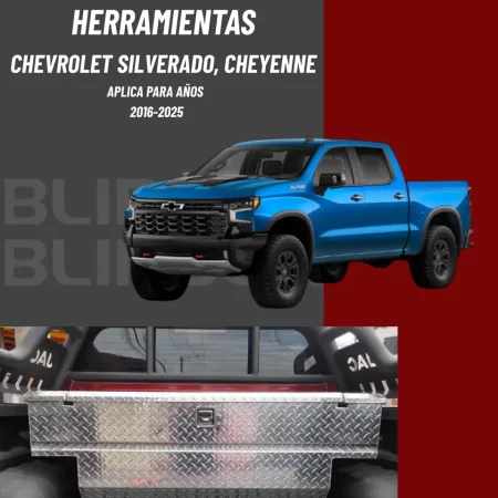 Caja De Herramientas Chev Silverado 2016-2024+ C/resaques - Image 2