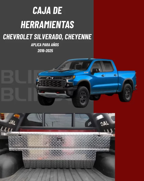 Caja De Herramientas Chev Cheyenne 2016-2024+ C/resaques